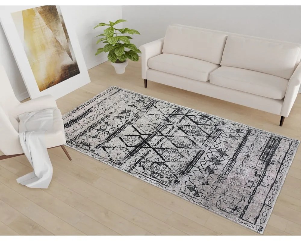 Covor gri lavabil 160x230 cm Vintage Orient – Vitaus