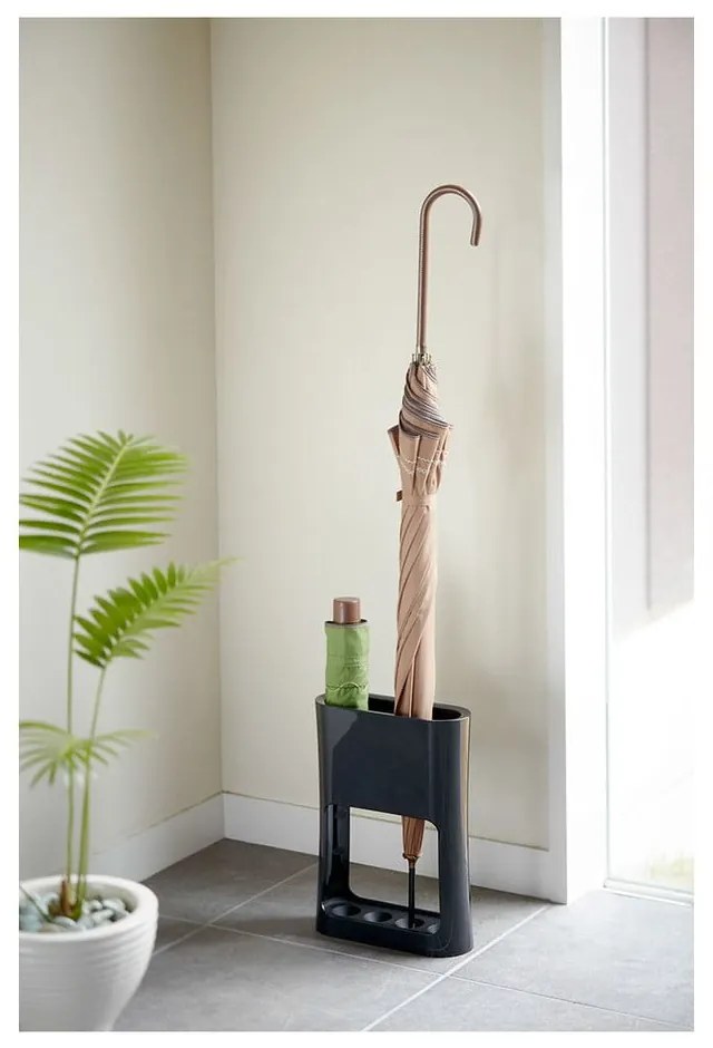 Suport pentru umbrele YAMAZAKI Oval, negru