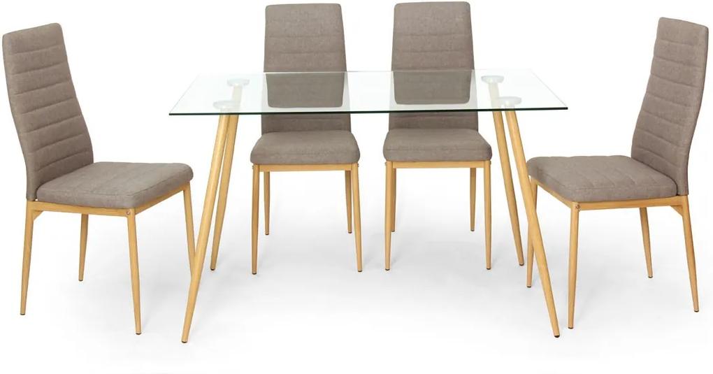 Set masa cu patru scaune Nino