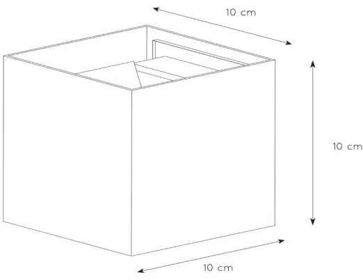 Aplică LED de exterior Lucide 69200/06/30 AXI 2xLED/7W/230V IP54 negru