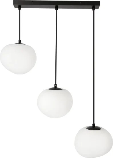 BRILAGI - Lustru suspendat pe cablu PEBBLES 3xE27/40W/230V negru