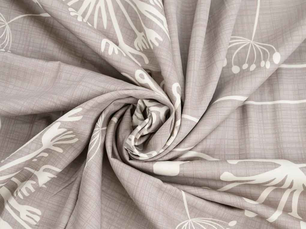 Lenjerie de pat din bumbac SOFT MEADOW maro Dimensiune lenjerie de pat: 70 x 90 cm | 140 x 200 cm