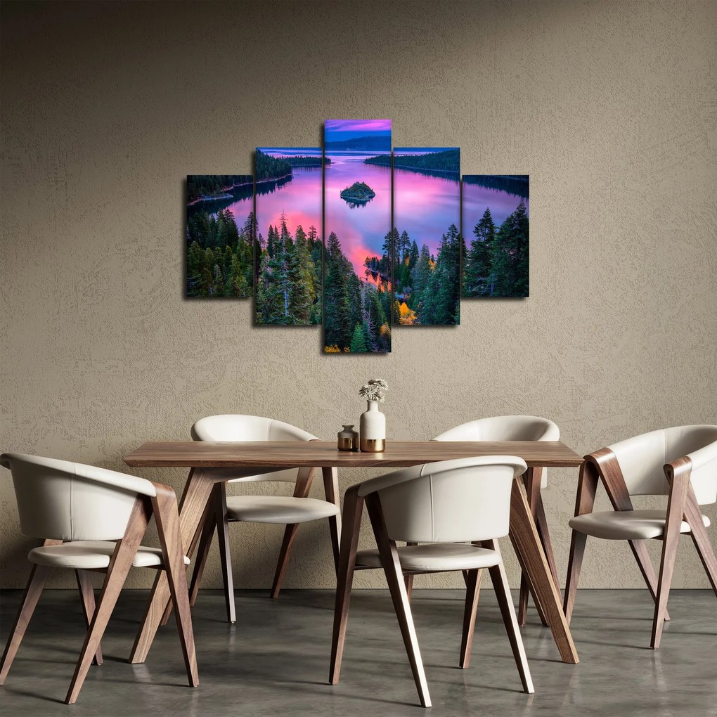 Tablou - Lacul Tahoe, Sierra Nevada, California, SUA (150x105 cm)