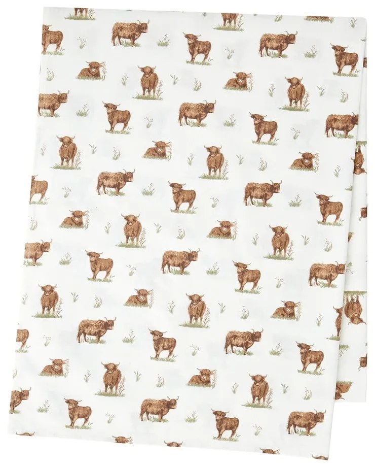 Față de masă din bumbac 137x229 cm Angus Highland Cow – Catherine Lansfield