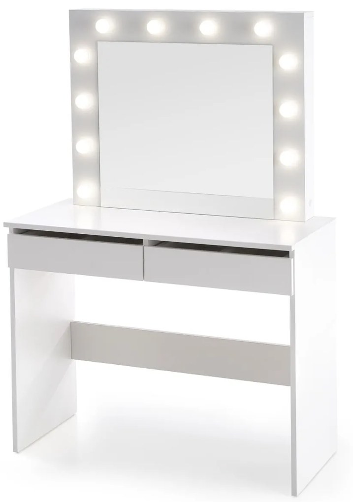 Masuta de toaleta Hollywood alb - H140 cm