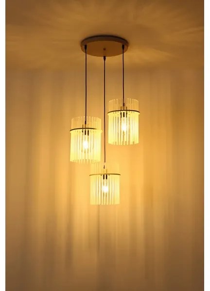 Globo 15698-3HRB - Candelabru suspendat pe cablu GORLEY 3xE27/60W/230V