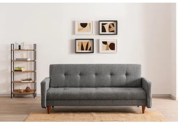 Canapea NARA, 2 locuri, gri deschis