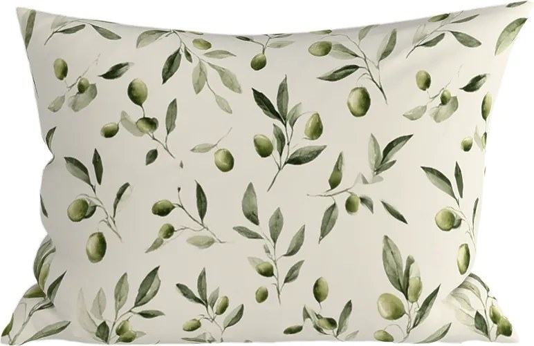 Husa de perna din bumbac OLIVE POLY 50x70 cm, verde