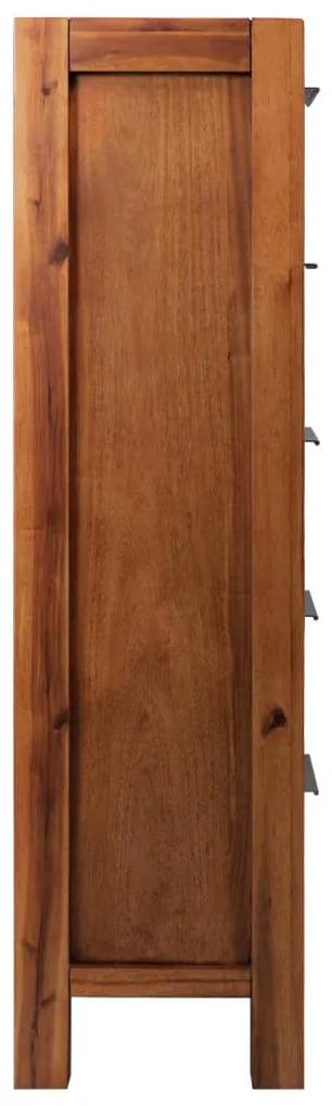 Cufar cu sertare, lemn masiv de acacia, 45 x 32 x 115 cm