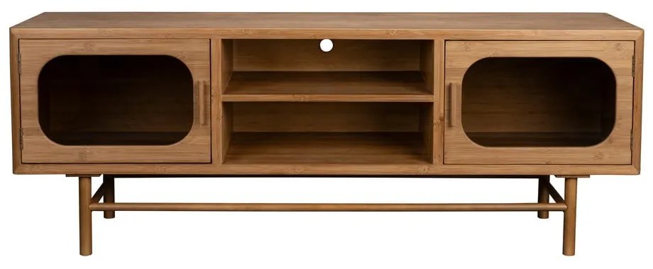 Comodă TV în culoare naturală din bambus 150x55x40 cm Caroun – Dutchbone