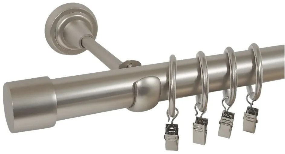 Galerie SIMPLA PRINDERE PERETE 25 MM -DOP - crom mat (Alege marime: 120 cm)