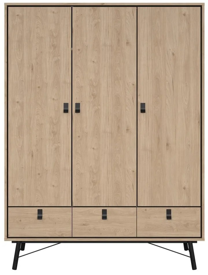 Șifonier cu aspect de lemn de stejar 150x200 cm Ry – Tvilum