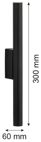 Aplică LED Argon 7222 GRECO 2xLED/4,2W/230V 3000K negru