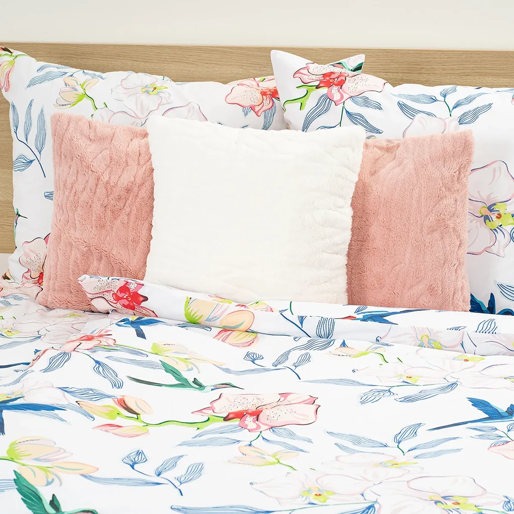 Lenjerie de pat din bumbac 4Home Orchid Paradise, 140 x 220 cm, 70 x 90 cm
