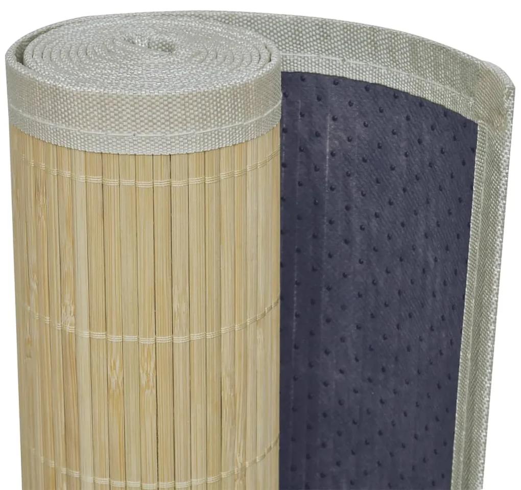 Carpeta dreptunghiulara din bambus natural, 80 x 300 cm Bej, 80 x 300 cm