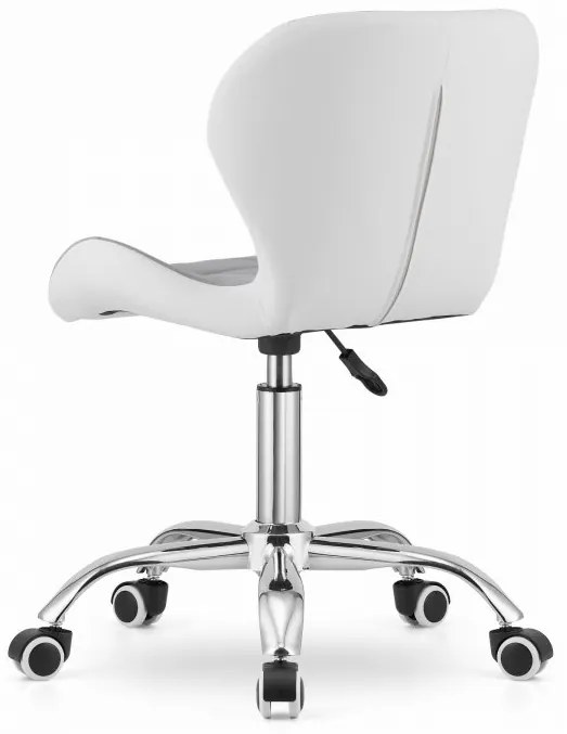 Set pentru birou masa de birou TAYLOR SONOMA 100x50 cm + scaun de birou AVOLA din piele ecologica gri-alb