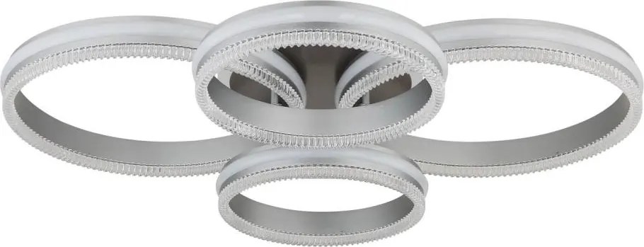 Globo 67377-90 - Plafonieră LED dimerizabilă FRANCINE LED/90W/230V argintie + telecomandă