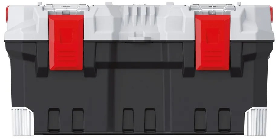 Cutie pentru scule cu maner metalic 49,6 x 25,8 x 24 cm, gri