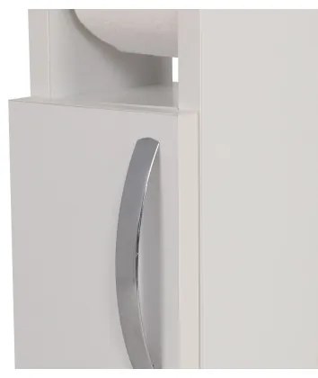 Dulap cu suport pentru hârtie igienică STAR 65x15 cm alb