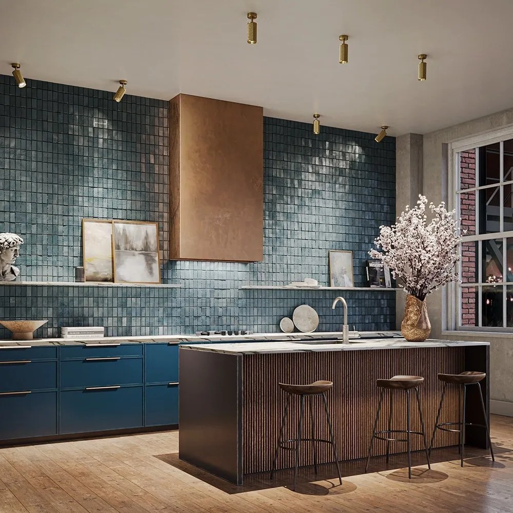 Aplica de perete / tavan design tehnic Focus auriu