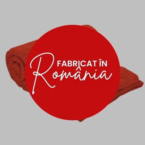 Set pilota iarna, umplutura lana, material damasc policoton, 180x210cm, matlasata, portocalie, Pucioasa cu 2 perne, matlasate, antialergice, 50x70cm, albe, Pucioasa