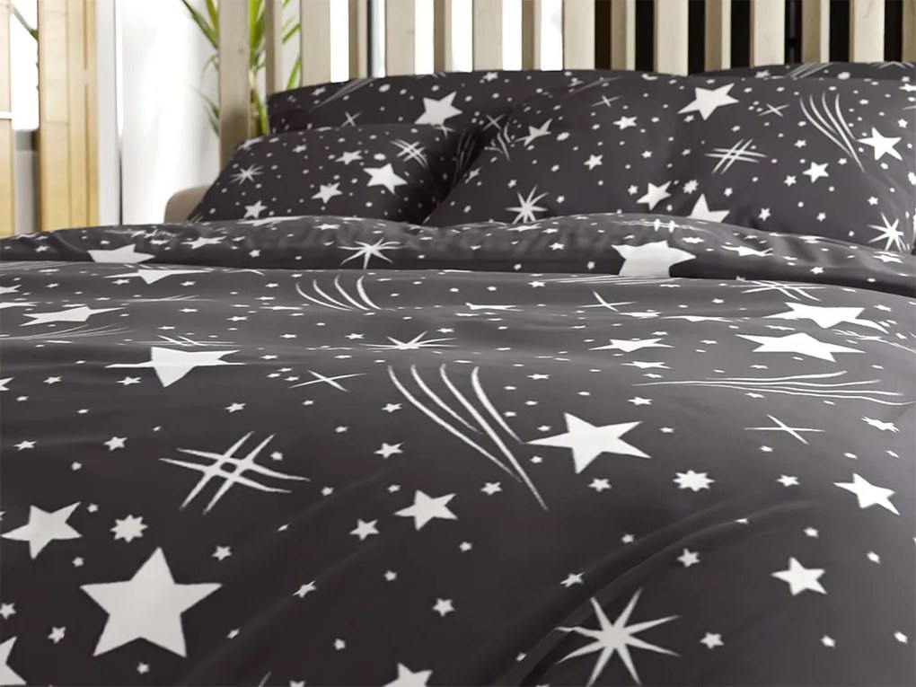 Lenjerie de pat din microfibra NIGHT SKY gri Dimensiune lenjerie de pat: 70 x 90 cm | 140 x 220 cm