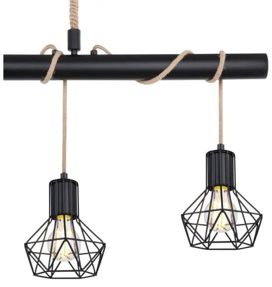 Globo 54017-4H - Lustră pe cablu PRISKA 4xE27/60W/230V