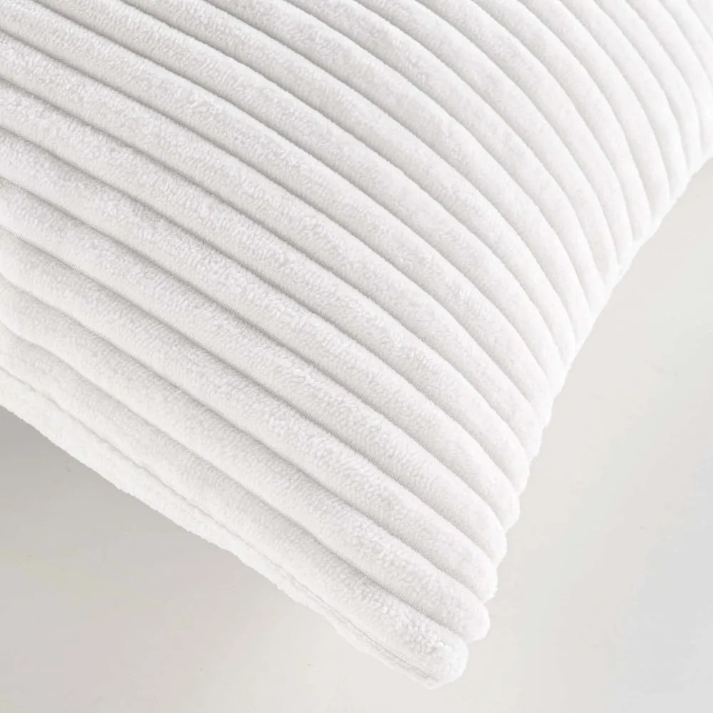 Pernă decorativă din catifea reiată 45x45 cm Nils – douceur d'intérieur