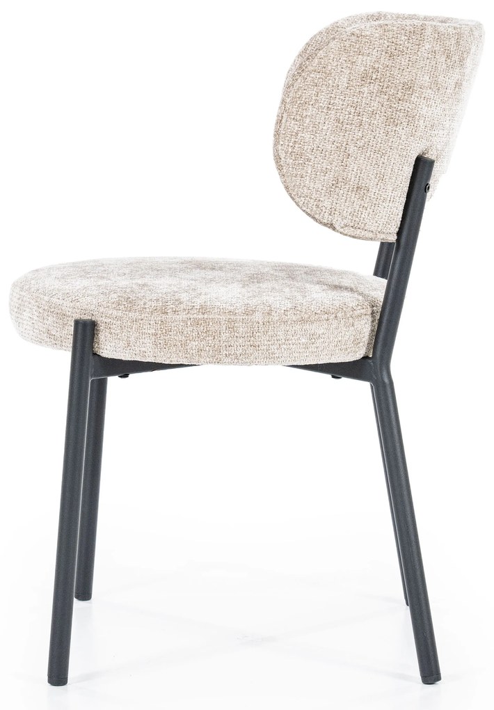 Scaun din stofa Oasis taupe