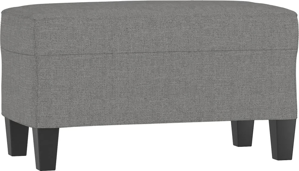 vidaXL Bancă, gri închis, 70x35x41 cm, textil