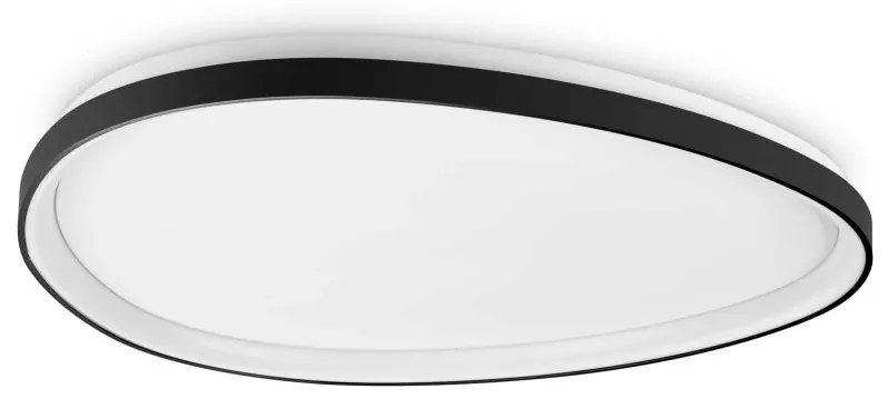 Plafoniera LED XL design circular GEMINI pl d081 on-off negru