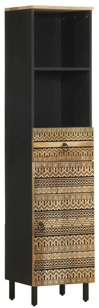 vidaXL Dulap de baie, 38x33,5x160 cm, lemn masiv de mango