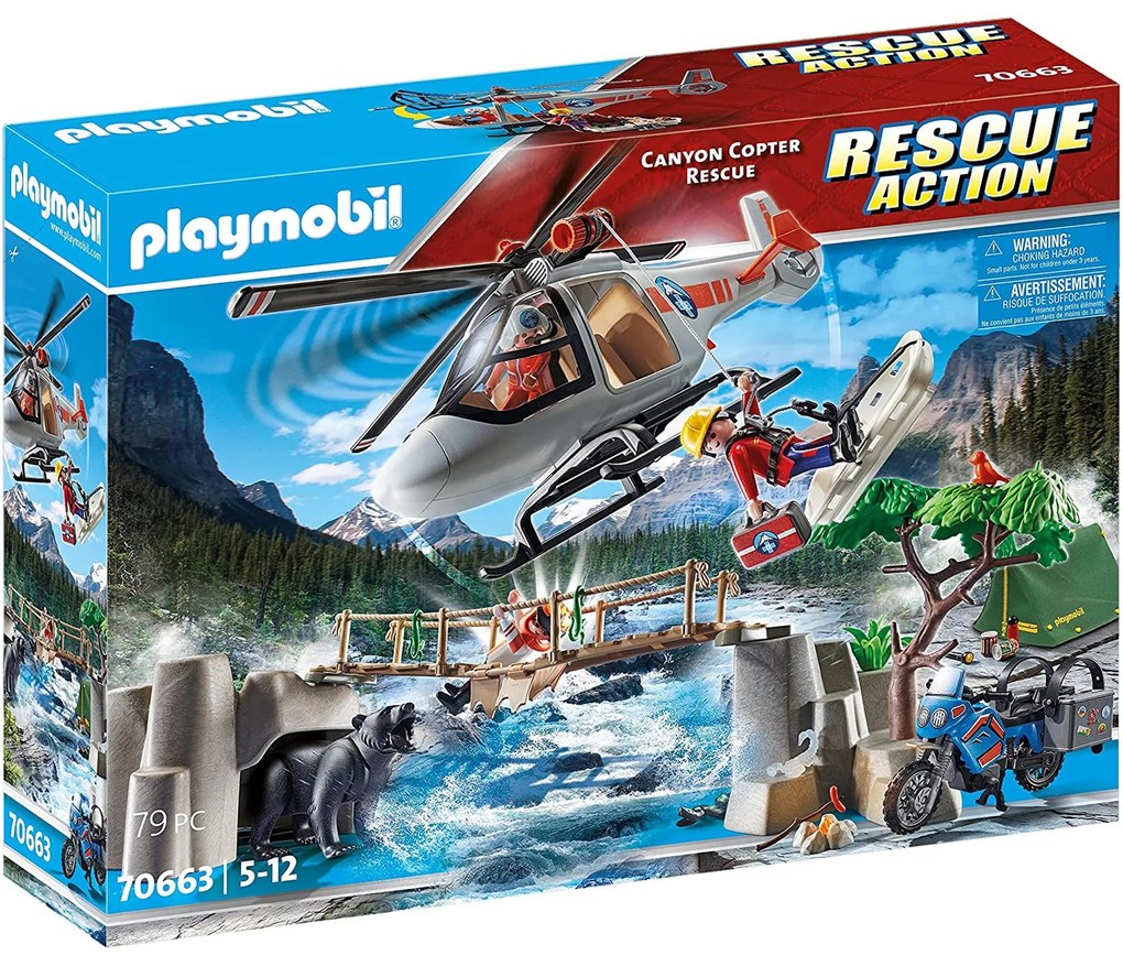 OPERATIUNE DE SALVARE DIN CANION - PLAYMOBIL (PM70663)