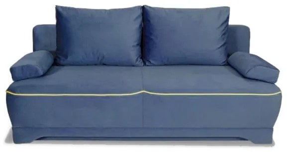 Canapea Extensibila Cu Lada Depozitare Parma, Albastru, 205 X 80 X 98 Cm