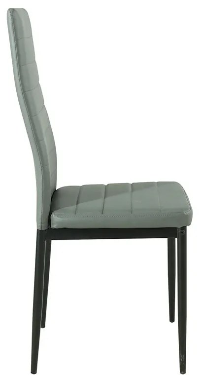 Set de masă Verna 4+1 gri-negru