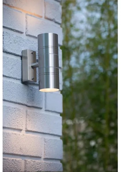 Lucide 14867/11/12 - Aplică perete exterior LED ARNE-LED 2xGU10/5W/230V