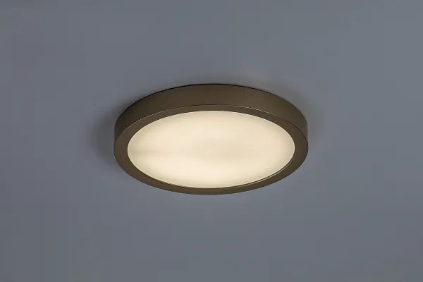 Rabalux 75079 - Plafonieră LED pentru baie SHAUN PLUS, 30W/230V, Ø 30 cm, IP44, auriu