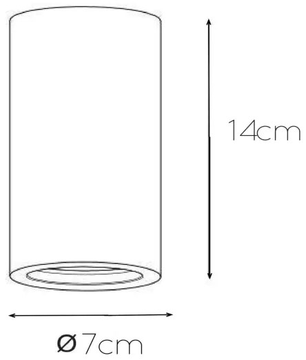 Lucide 35100/14/31 - Plafoniera GIPSY 1xGU10/35W/230V