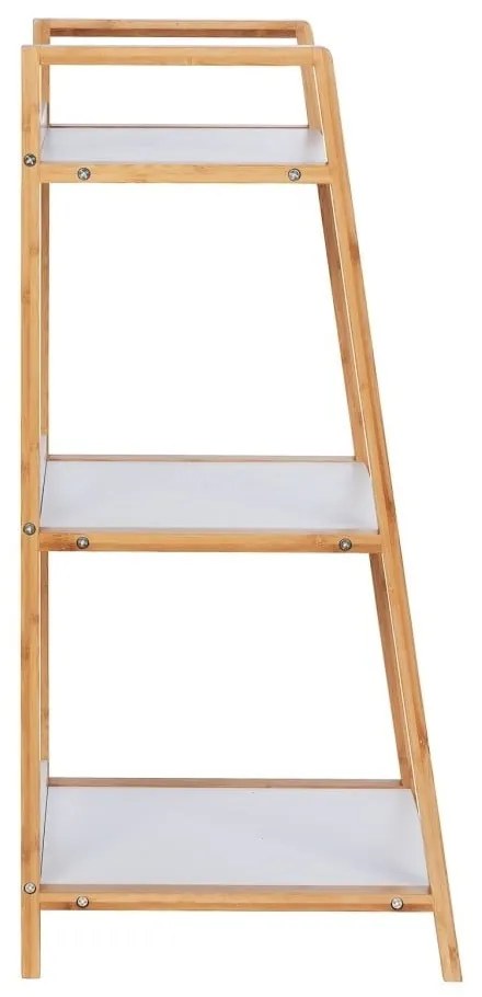 Raft de baie din bambus cu 3 rafturi Wenko Finja