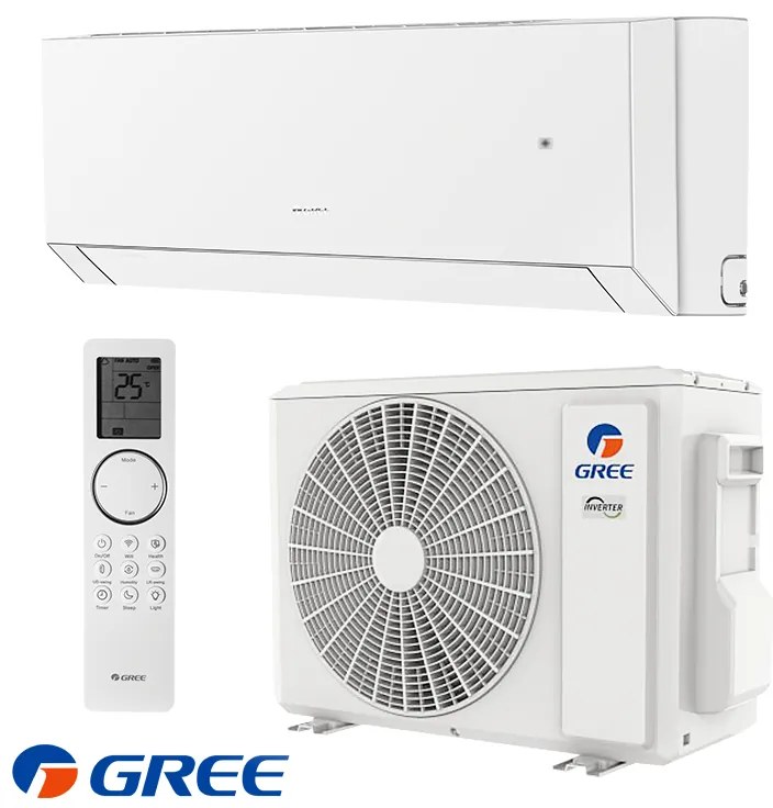 Aparat de aer conditionat inverter Gree Clivia GWH24AUDXF-K6DNA2A, 24 000BTU, 47 m², A++/A+, Wi-Fi, R-32, Alb