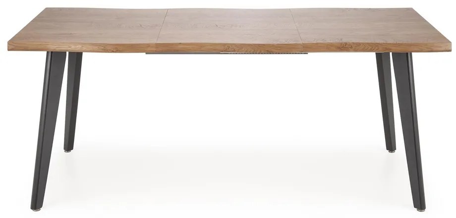 Masa de bucaterie Dickson II, lemn natural / negru