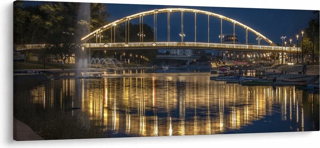 Tablou cu făntână arteziană (120x50 cm)