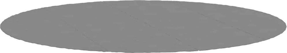 vidaXL Acoperire geotextil piscină, gri deschis, Ø500 cm, poliester