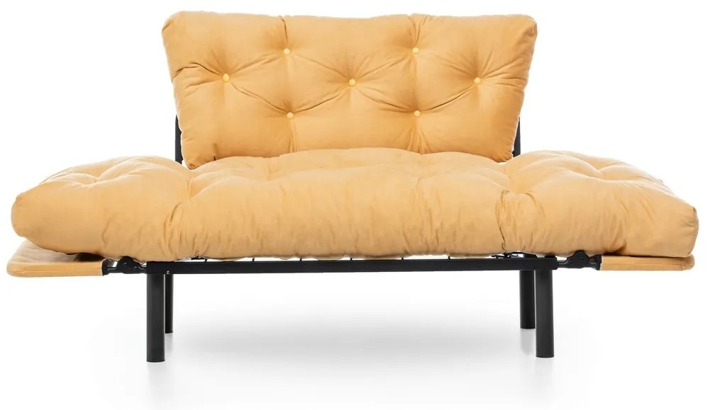 Canapea extensibilă Nitta Mustard