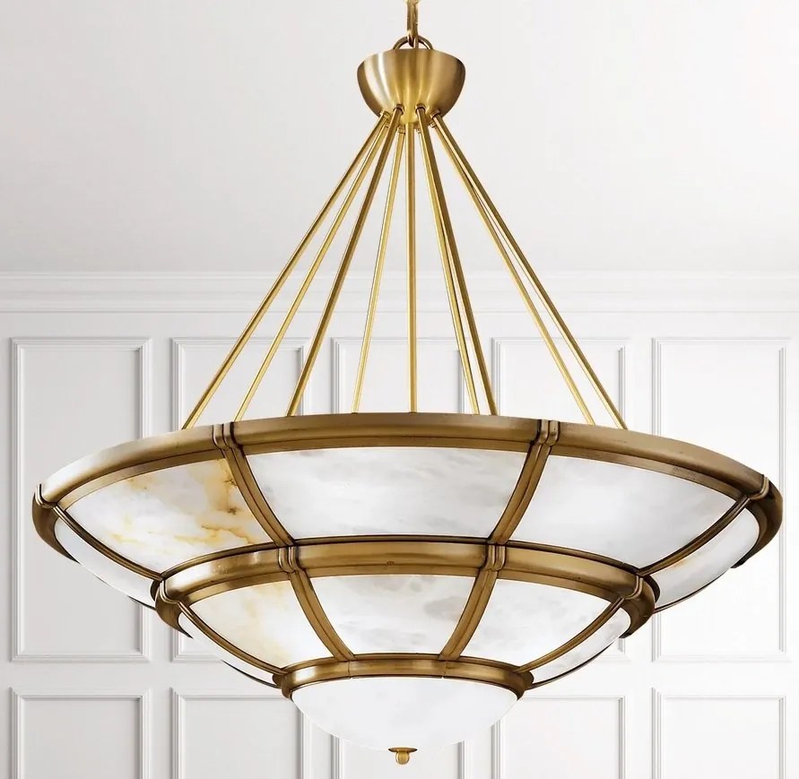 Lustra eleganta LUX realizata manual Lorenzo, 90cm