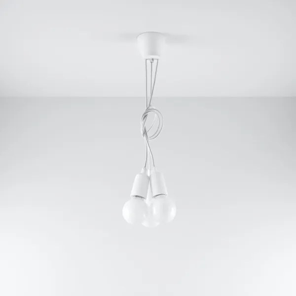 Lustră pe cablu DIEGO 3xE27/60W/230V