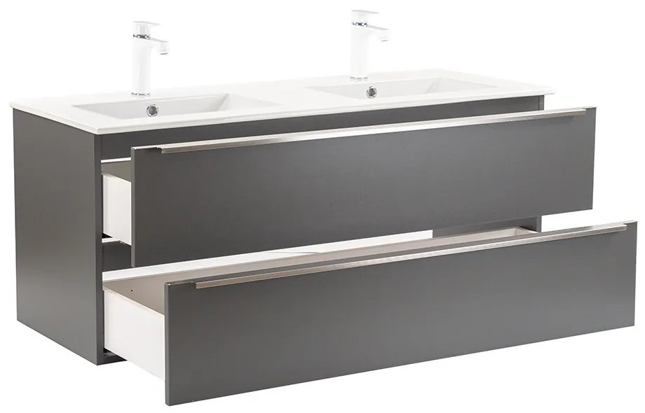 Dulap inferior Vario Trim 120 cu lavoar antracit-antracit