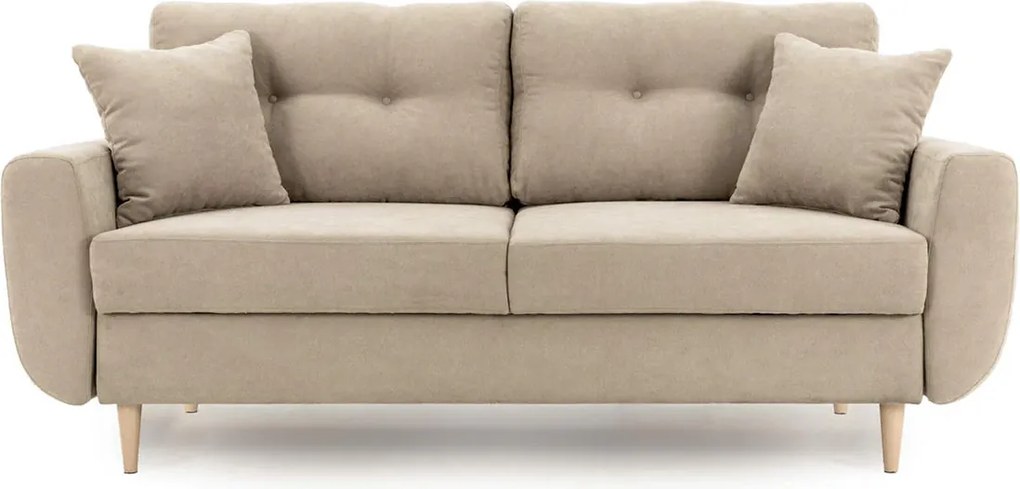 Canapea Fixă 2 locuri HELSINKI, 190x90x81 cm, Bej-Enjoy