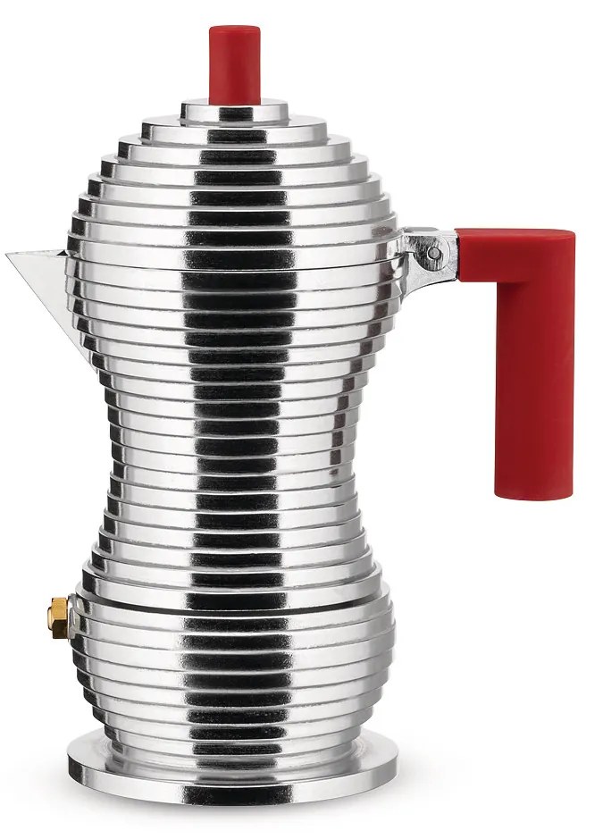 Aparat pentru espresso Pulcina, 70 ml, roșu- Alessi