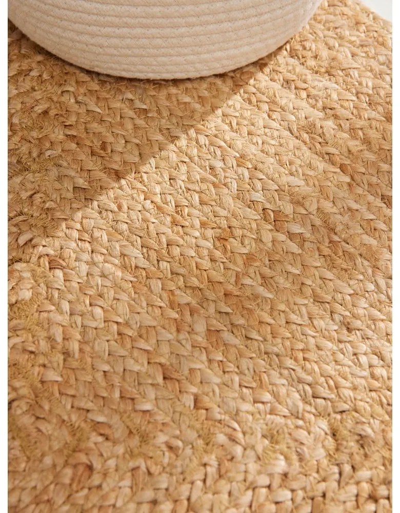 Covor tip traversă în culoare naturală reversibil, țesut manual din iută 80x200 cm Sharmila Natural Brown – Hanse Home